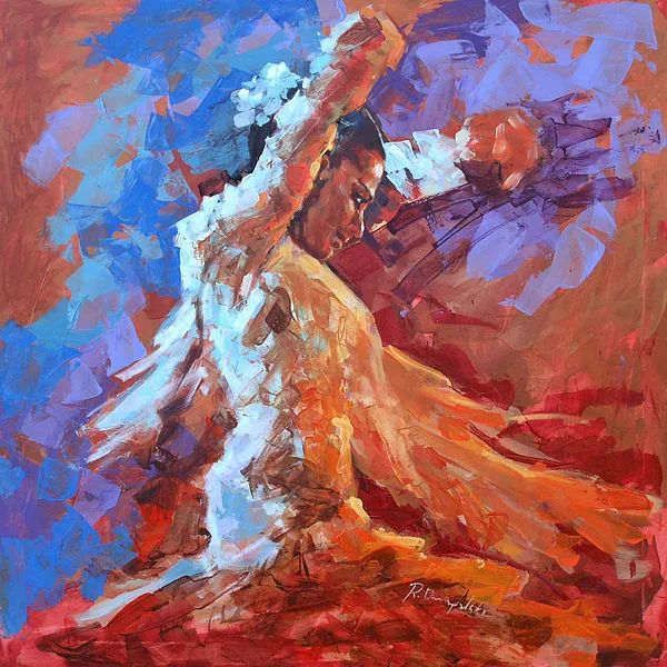 跳一曲炽热的，热情的弗拉门戈舞，欢度时光