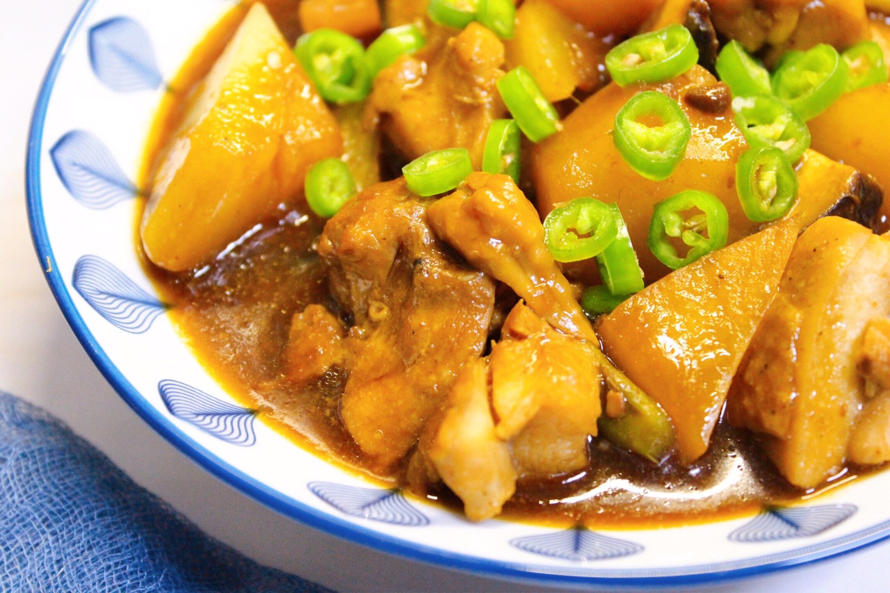 土豆香菇蒸鸡块,幸福生活蒸蒸日上,健康又美味