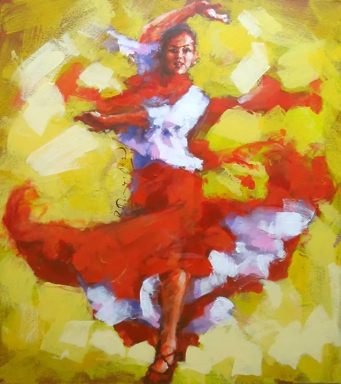 跳一曲炽热的，热情的弗拉门戈舞，欢度时光