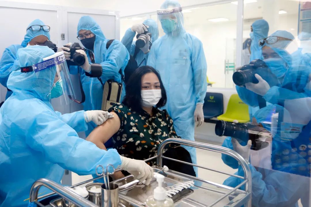 当地时间3月8日，越南正式启动疫苗接种工作。/ICphoto