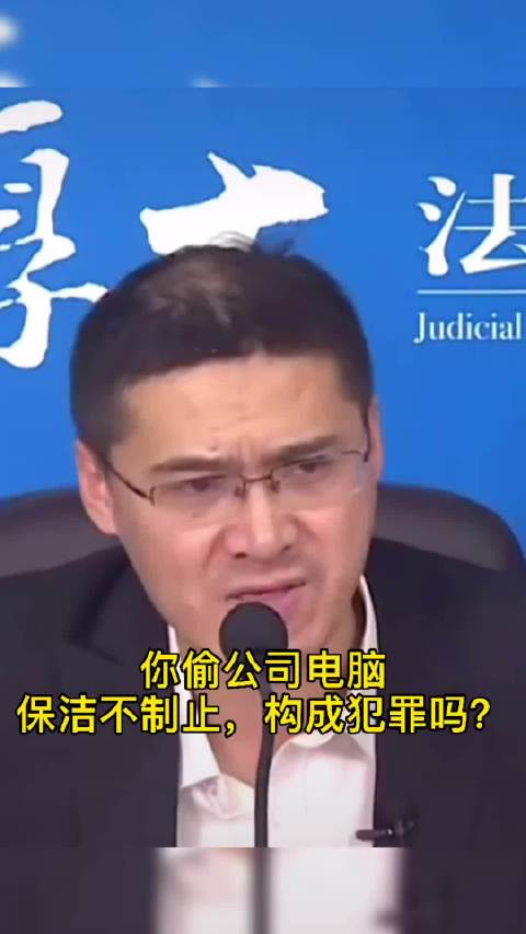 罗翔：你偷公司电脑，被公司保洁阿姨看到，但她没制止……