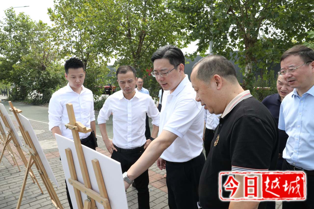 金晓明调研黄酒小镇部分项目开发建设情况