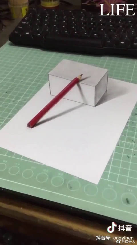 一些大人和小孩都能学会的立体画简单又有趣马上收走学起来