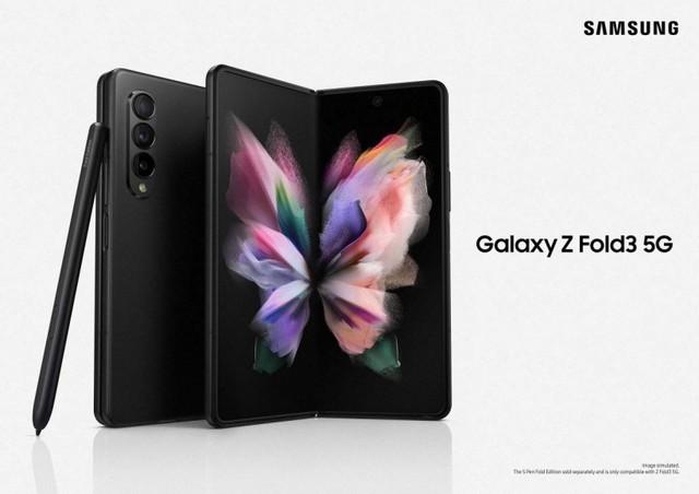 三星折叠手机图片,折叠手机图片 设置屏下摄像头!三星折叠屏手机galaxy z fold 3正式发布