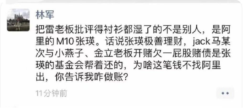 马云妻子张瑛训斥雷军一小时？雷军：跟她没关系！马云：报案！|雷军