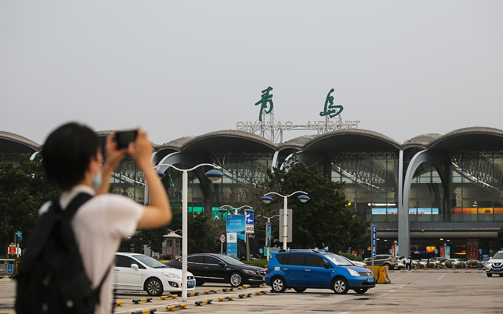 图集史上最大规模一次性整体转场青岛胶东国际机场起航流亭机场关闭