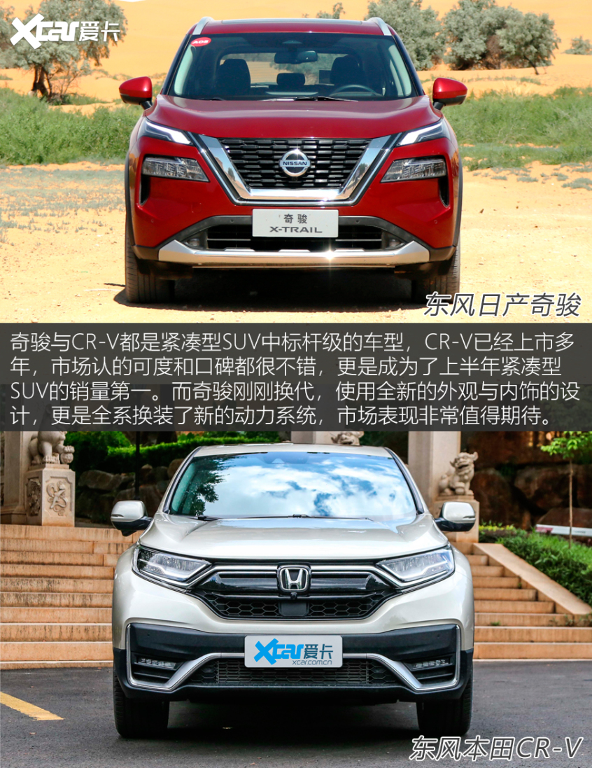日系SUV标杆之争 日产奇骏对比本田CR-V