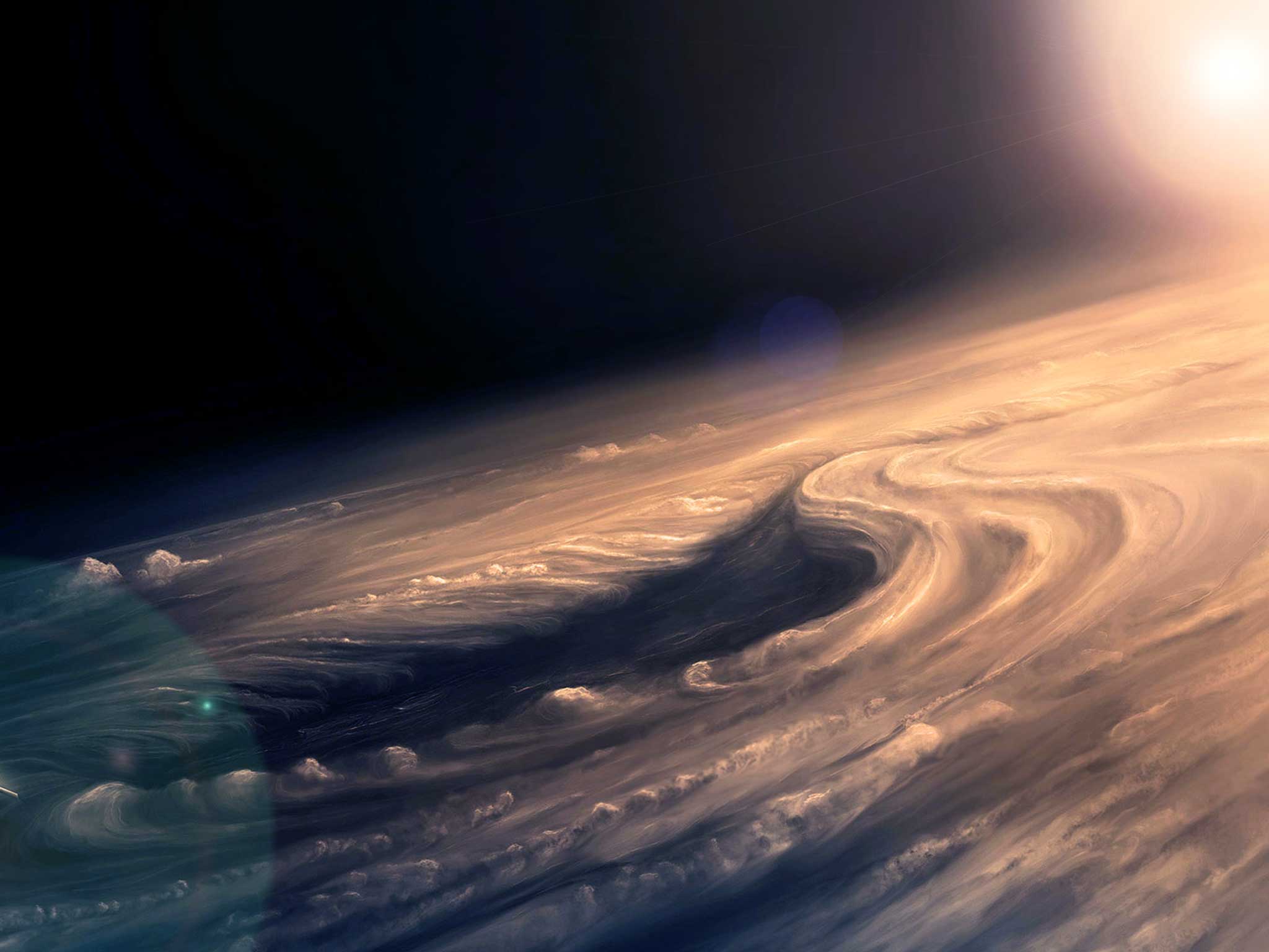 西马克,美国著名科幻小说作家)中描述了一个神奇的木星大气层生物世界