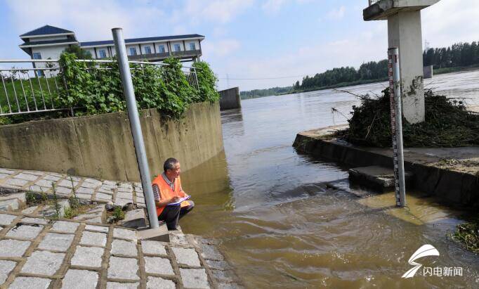 石拉渊水文站观测退水过程水位