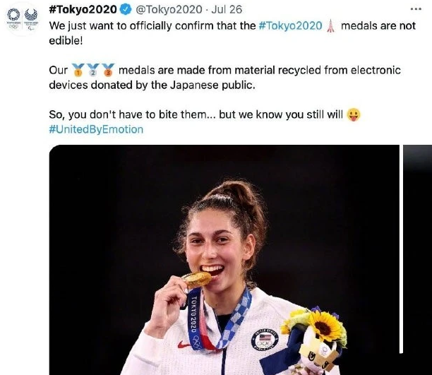 朱雪莹东京奥运会金牌抠掉一层皮,日本造币局回应!网友:里面是巧克力吗?休闲区蓝鸢梦想 - Www.slyday.coM 朱雪莹东京奥运会金牌抠掉一层皮,日本造币局回应!网友:里面是巧克力吗?休闲区蓝鸢梦想 - Www.slyday.coM