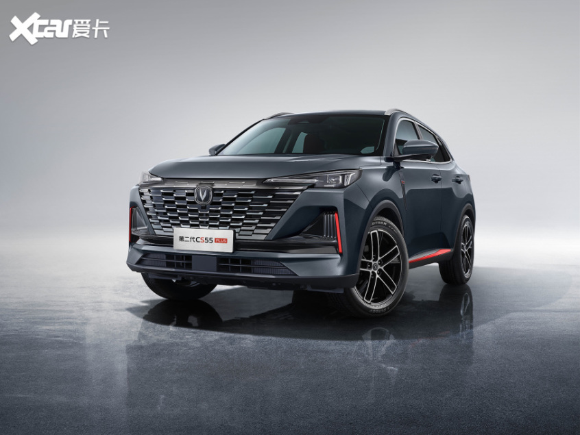 第二代长安cs55 plus,长安cs55全款落地价 2021成都车展第二代长安cs55plus亮相