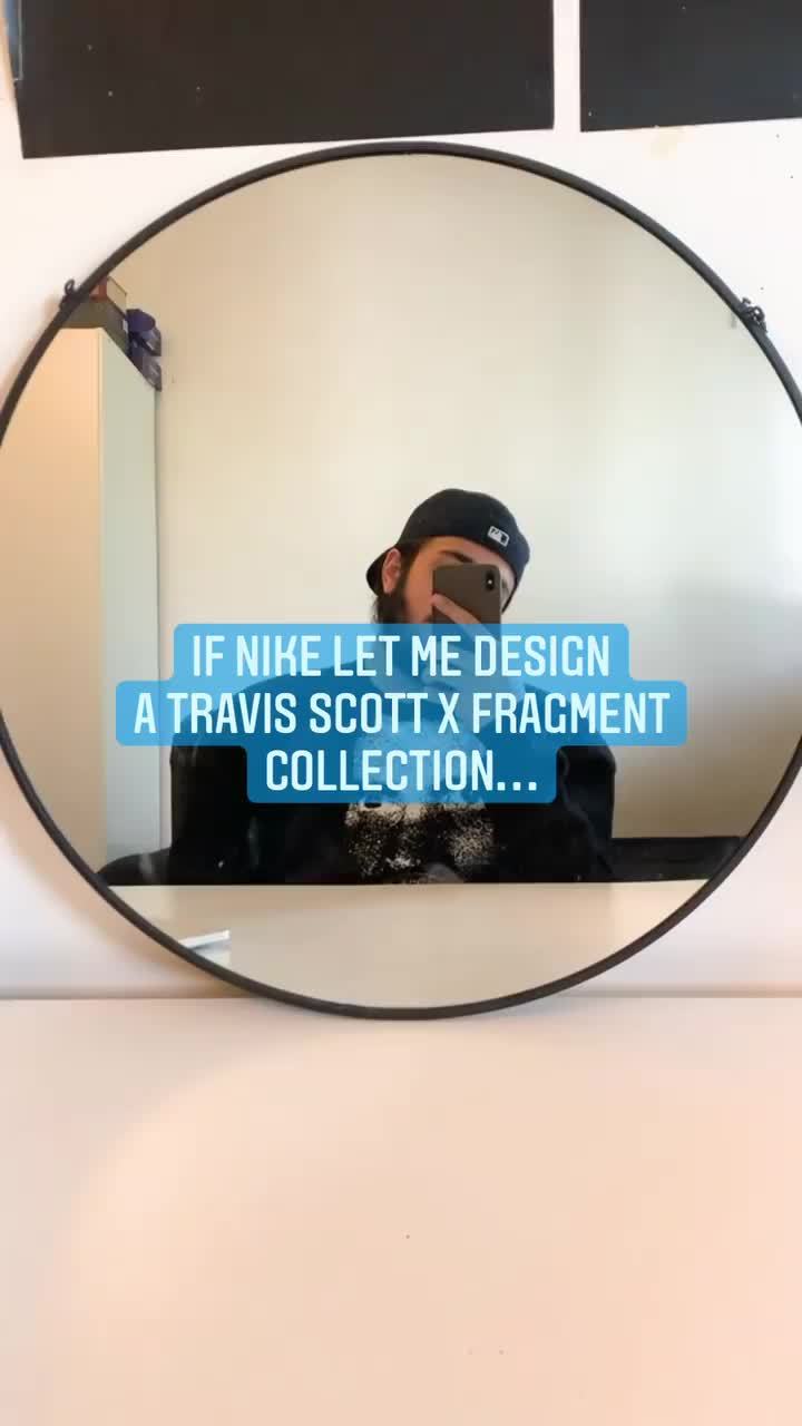 “野生设计师”网友构想的 Travis Scott x fragment design x……