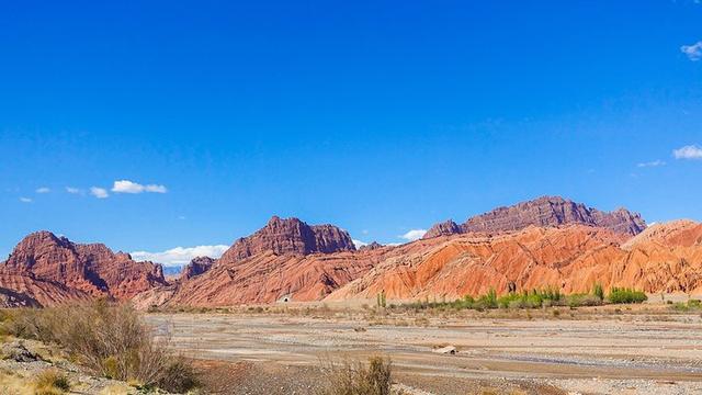 大西北的奇特自然景观赤沙山地貌