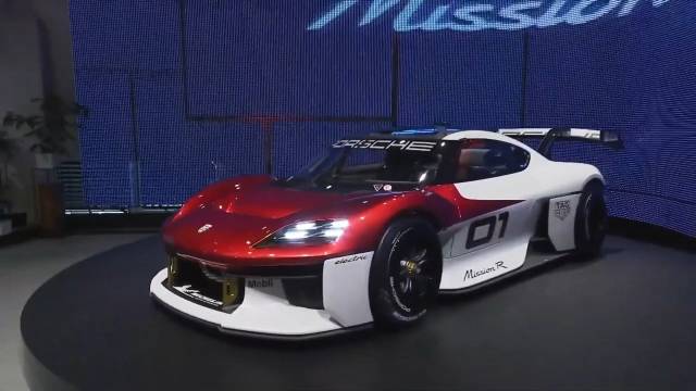 保时捷Mission R概念车发布现场实拍（N CAR）