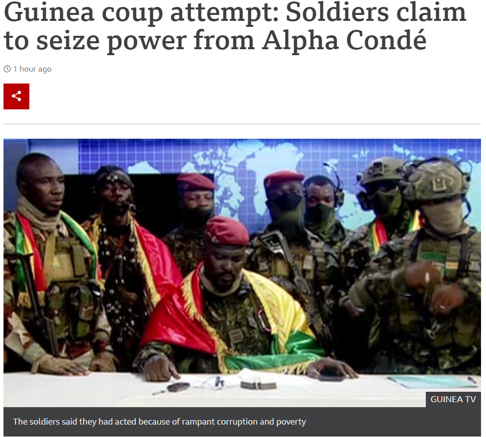 几内亚发生军事政变,总统被扣押!我使馆发布重要提醒休闲区蓝鸢梦想 - Www.slyday.coM 几内亚发生军事政变,总统被扣押!我使馆发布重要提醒休闲区蓝鸢梦想 - Www.slyday.coM