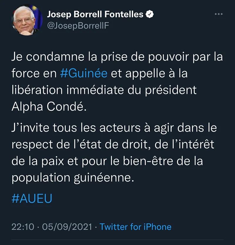 几内亚发生军事政变,总统被扣押!我使馆发布重要提醒休闲区蓝鸢梦想 - Www.slyday.coM 几内亚发生军事政变,总统被扣押!我使馆发布重要提醒休闲区蓝鸢梦想 - Www.slyday.coM