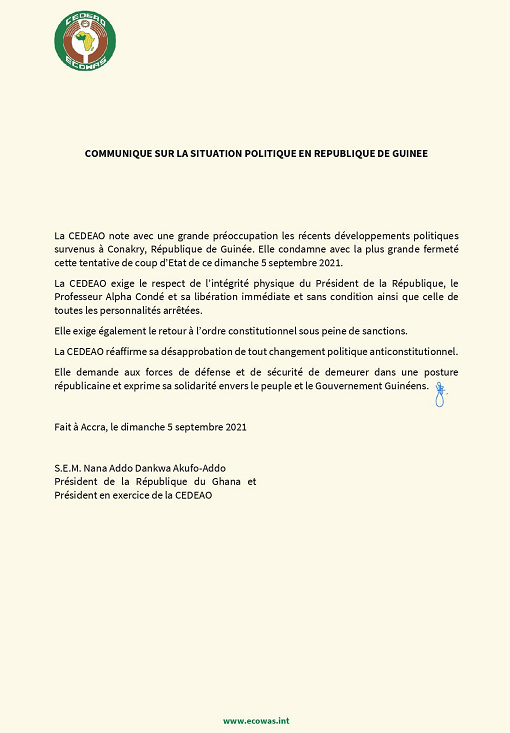 几内亚发生军事政变,总统被扣押!我使馆发布重要提醒休闲区蓝鸢梦想 - Www.slyday.coM 几内亚发生军事政变,总统被扣押!我使馆发布重要提醒休闲区蓝鸢梦想 - Www.slyday.coM