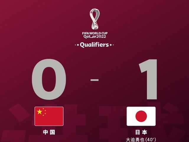 国足0:1输给<a href=