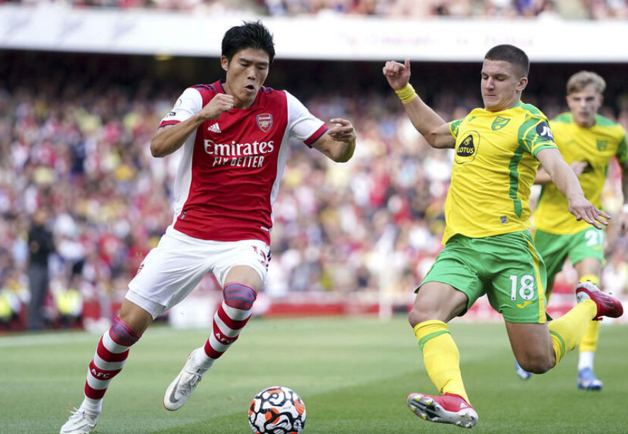 上双！富安健洋成第10位在英超出场的<a href=