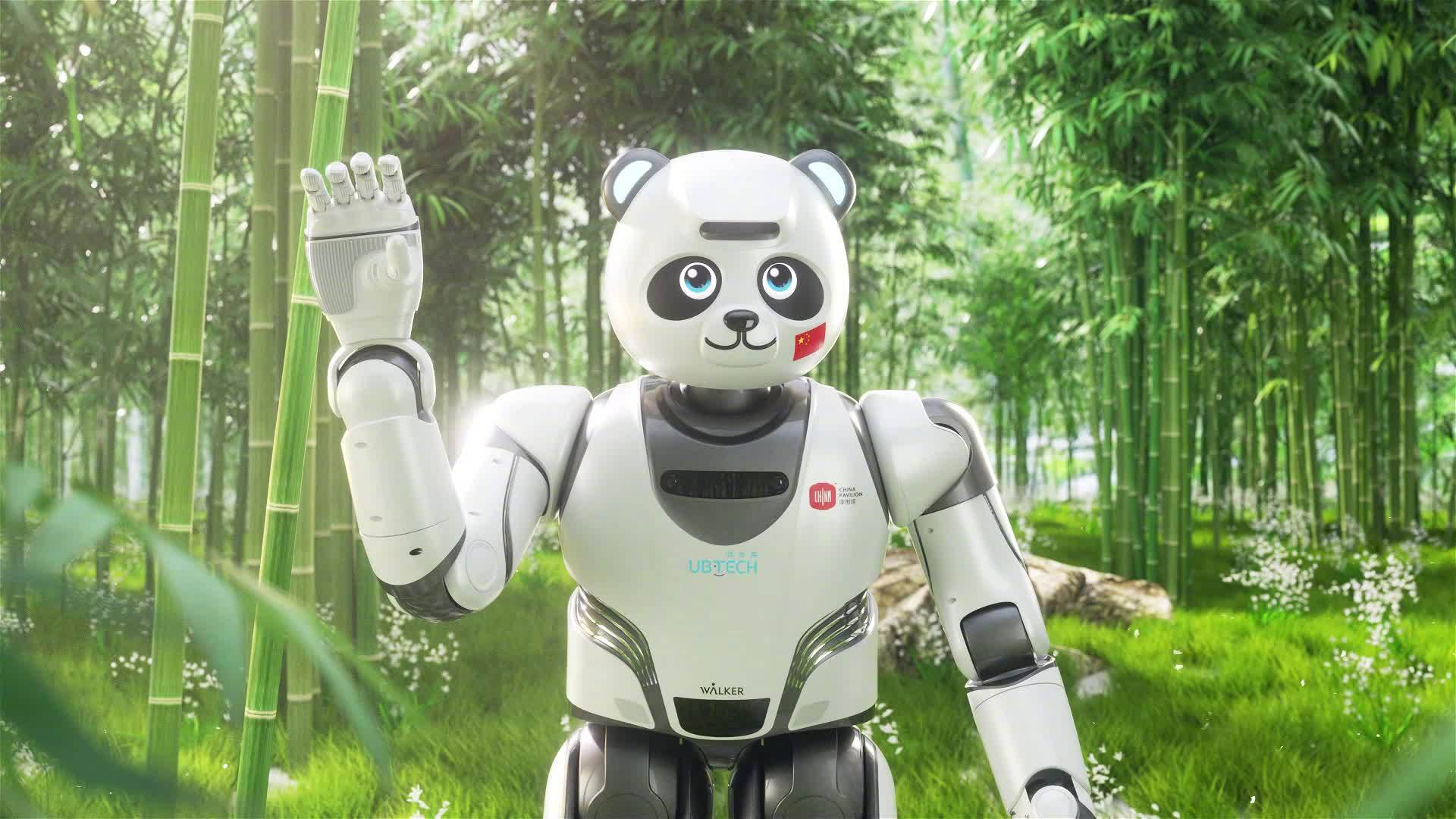 大家好我是熊猫机器人优悠我为ai而生