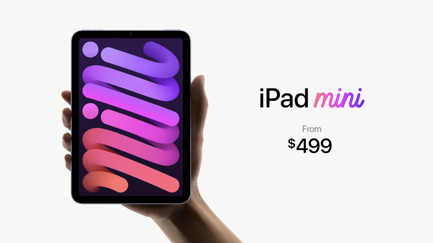 ipadmini6原生壁纸,ipadmini6高清壁纸 499 美元,苹果 ipad mini 6 正式发布:有史以来最大的