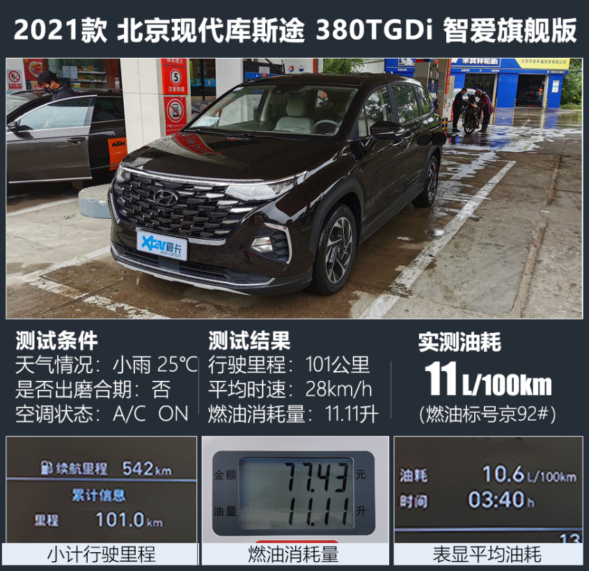 这就是中国特供真香车 测试现代库斯途