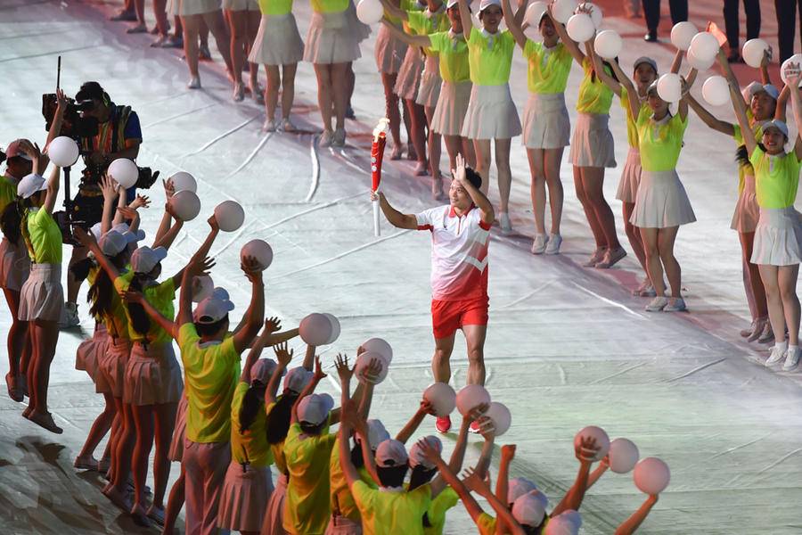 第十四届全运会开幕!苏炳添领衔,杨倩点燃主火炬休闲区蓝鸢梦想 - Www.slyday.coM 第十四届全运会开幕!苏炳添领衔,杨倩点燃主火炬休闲区蓝鸢梦想 - Www.slyday.coM