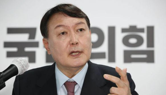尹锡悦在首尔宣布外交和安全承诺。来源：朝鲜日报