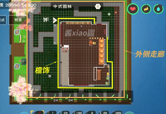 创造与魔法:中式大平层仓库建筑-游廊水榭建筑图纸