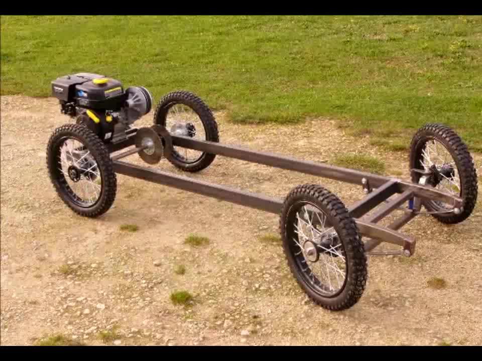 牛人自制底盘，转向系统很清晰