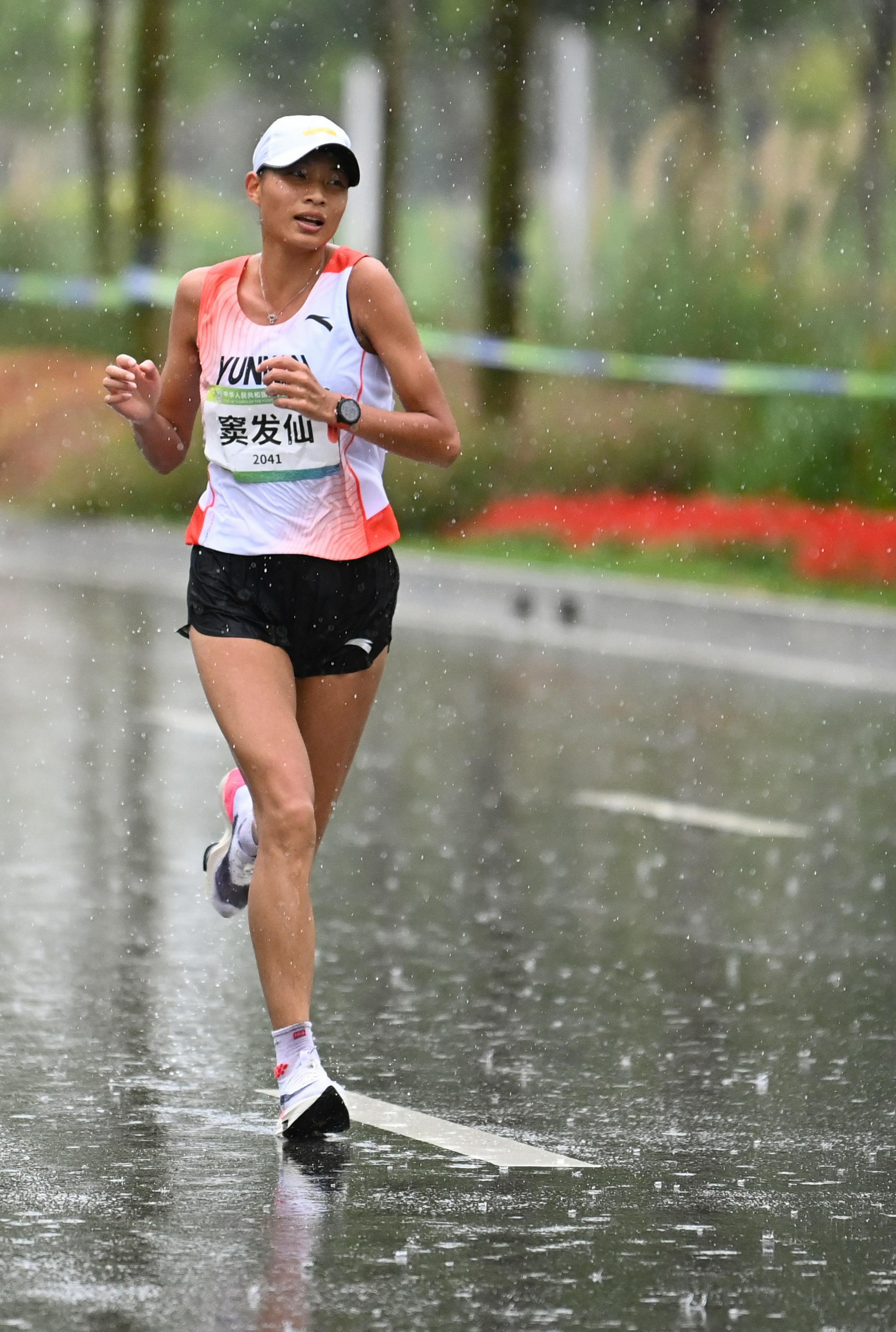 田径女子马拉松决赛赛况