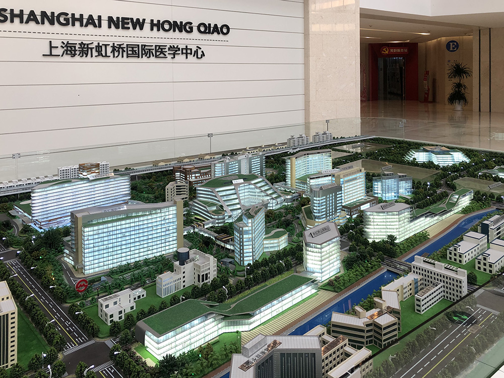 上海新虹桥国际医学中心整体沙盘