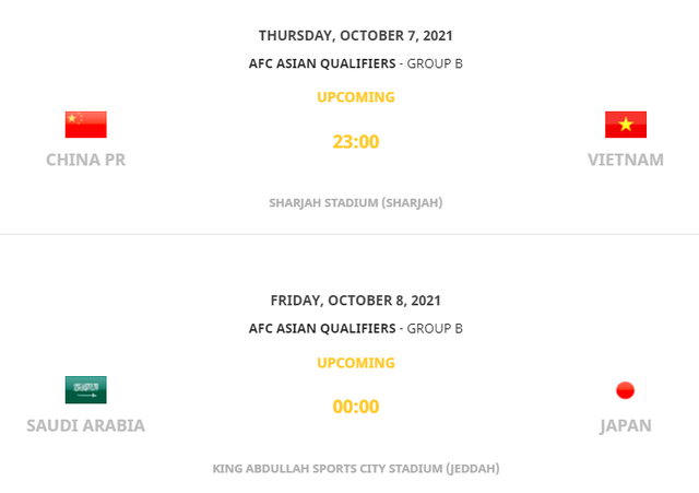 世预赛比赛日时间更新!国足晚上23点迎战越南,0点迎战沙特