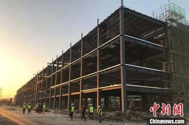 资料图:施工现场。 葛星星提供