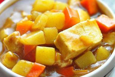 土豆炖豆腐的做法!