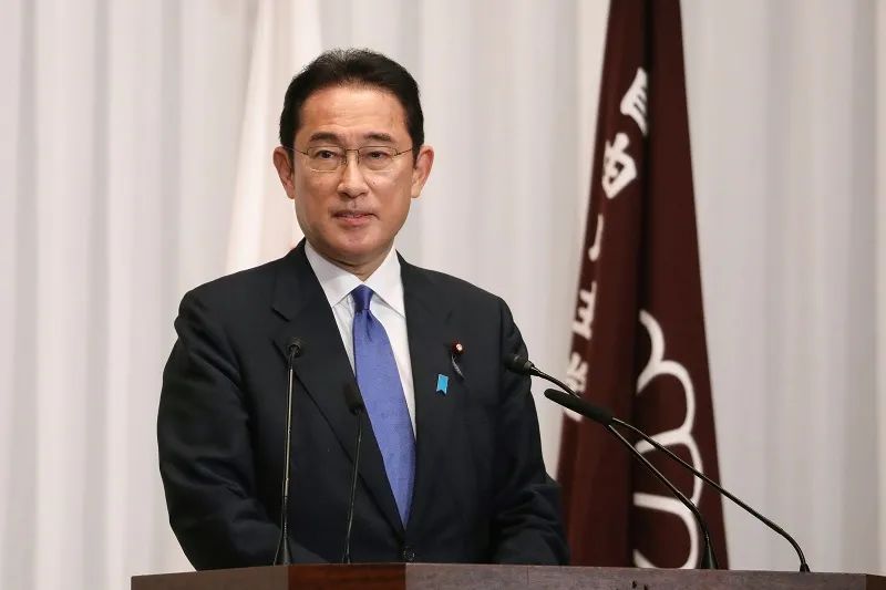 ▲9月29日,刚当选为日本自民党总裁的岸田文雄在日本东京的自民党总部召开记者会。(新华社)