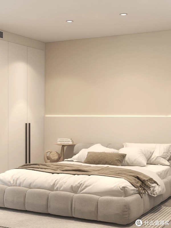 这大概就是“极简风装修”的精髓吧,没有石膏线,只有床柜!休闲区蓝鸢梦想 - Www.slyday.coM 这大概就是“极简风装修”的精髓吧,没有石膏线,只有床柜!休闲区蓝鸢梦想 - Www.slyday.coM