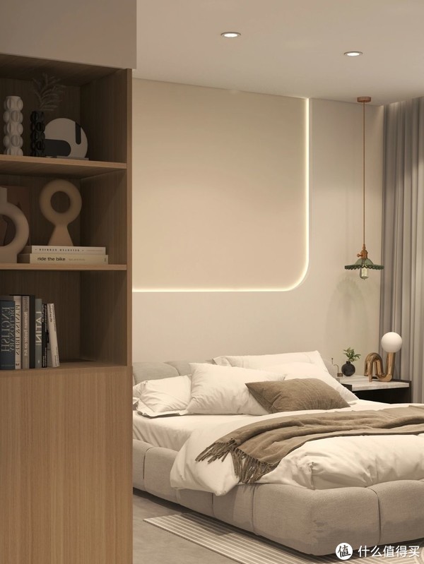 这大概就是“极简风装修”的精髓吧,没有石膏线,只有床柜!休闲区蓝鸢梦想 - Www.slyday.coM 这大概就是“极简风装修”的精髓吧,没有石膏线,只有床柜!休闲区蓝鸢梦想 - Www.slyday.coM