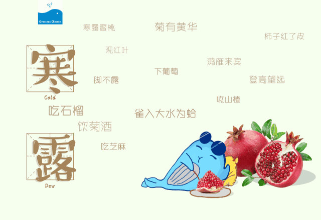 中国古代将寒露分为三候: