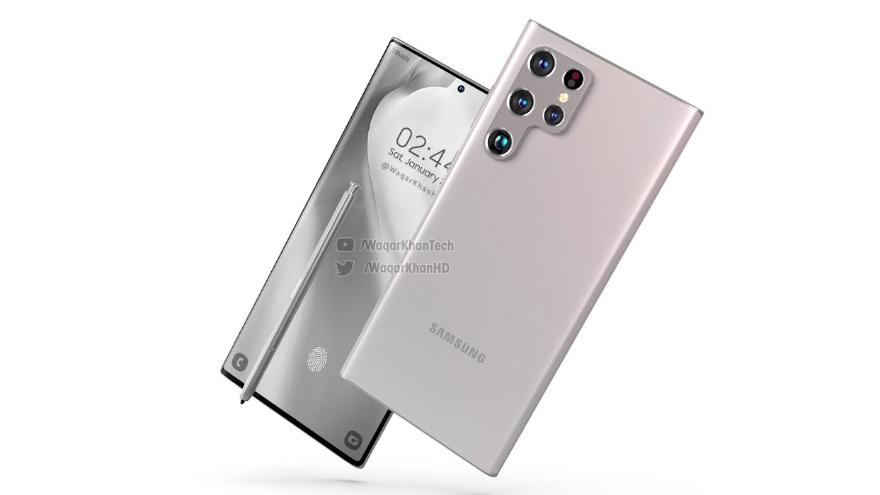三星galaxy s22 ultra,三星s22ultra图片 三星galaxy s22 ultra 最新渲染图曝光:外观硬朗,note