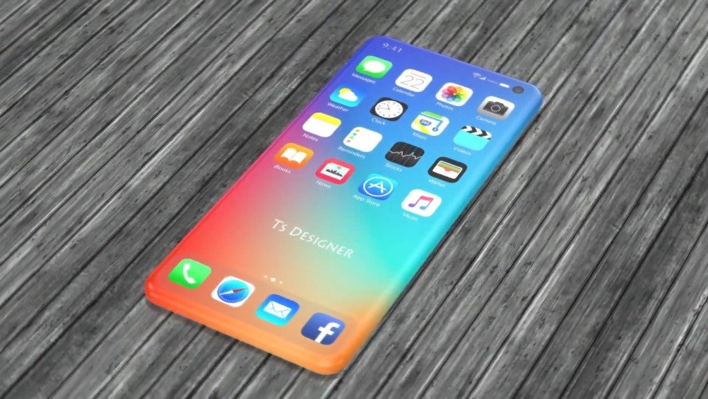 夸张的iphone14概念机极致曲面屏全虚拟按键