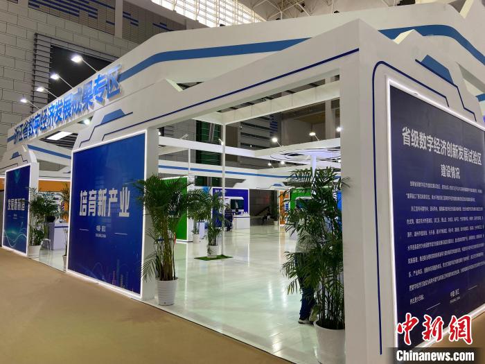 浙江省数字经济发展成果专区。 林波 摄