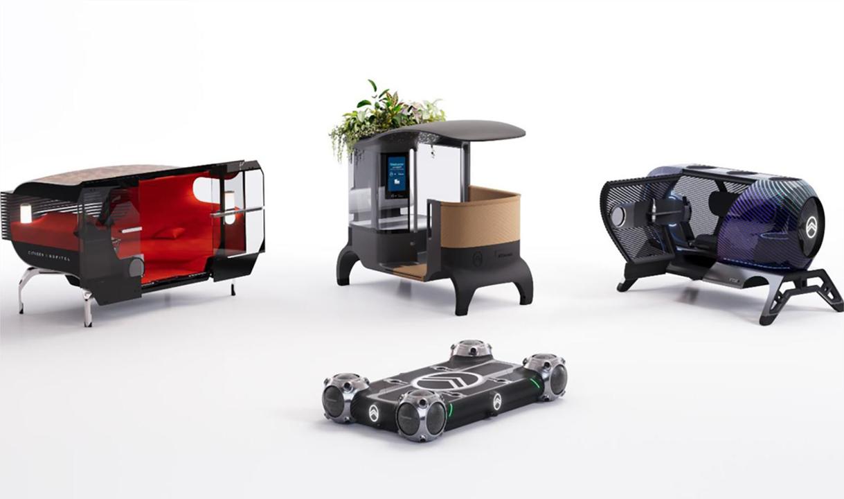 雪铁龙造个底盘，10秒变成出租车，轮子像个篮球