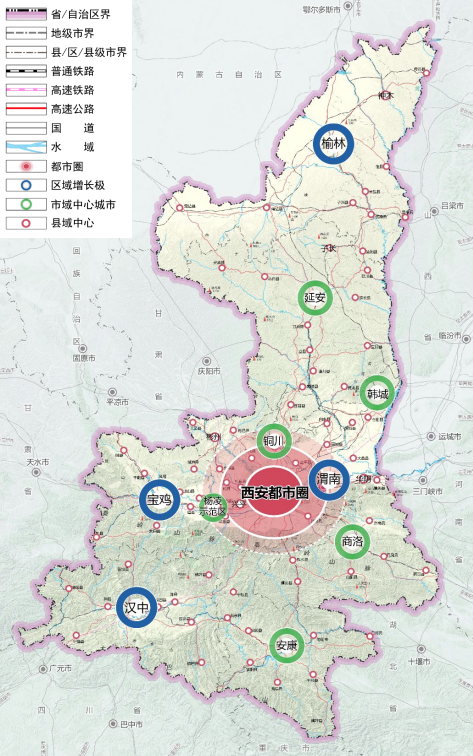 西安2035城市总体规划,2025年西安城区规划图 《渭南市城市总体规划(2016-2030)》(草案)出炉,明确提及"预留西安