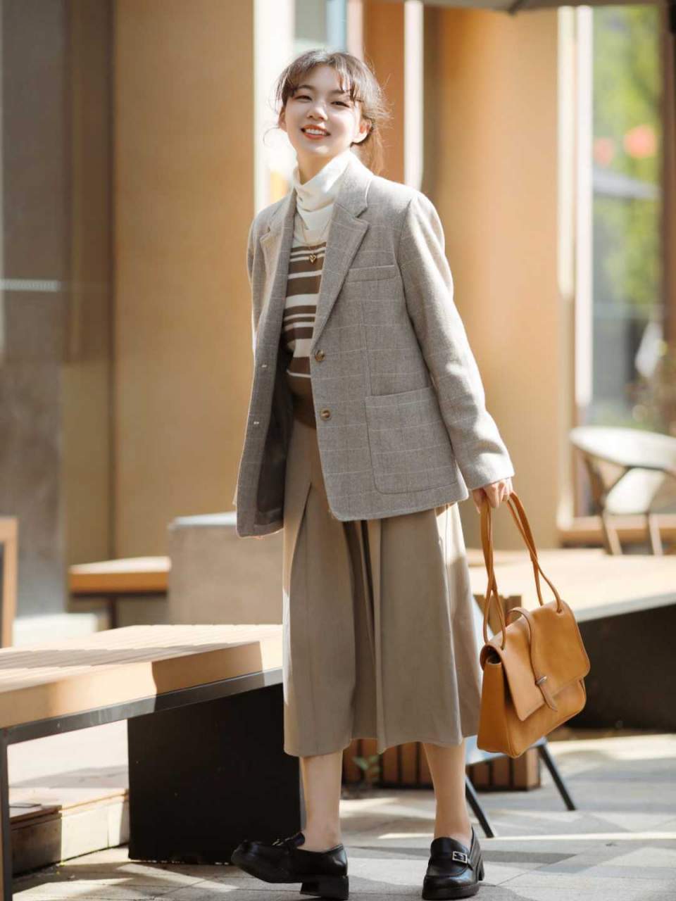 小个子女生不露腿穿搭法来喽！又美又可爱，软糯效果真的超减龄