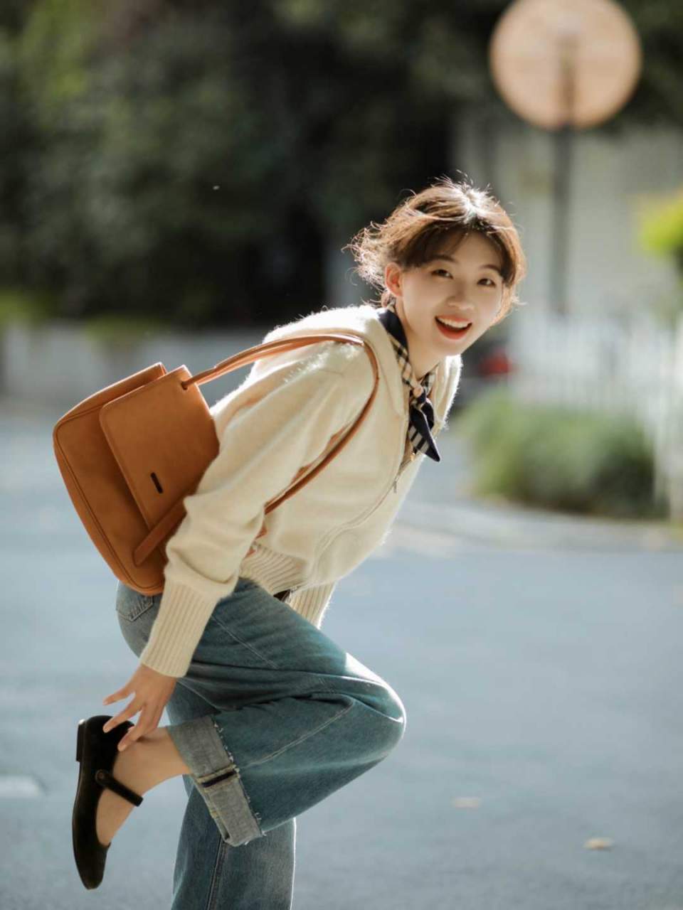 小个子女生不露腿穿搭法来喽！又美又可爱，软糯效果真的超减龄