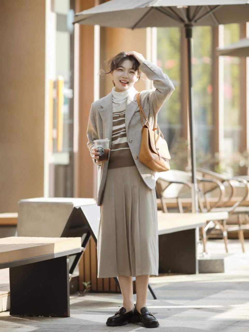 小个子女生不露腿穿搭法来喽！又美又可爱，软糯效果真的超减龄