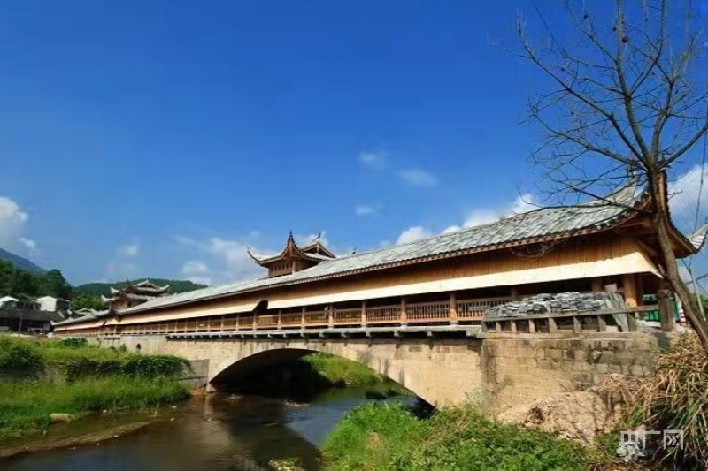 顺昌县元坑镇的文昌桥(央广网发 徐华山摄)