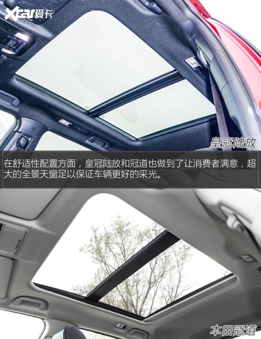 中型SUV实力对决 皇冠陆放对比冠道