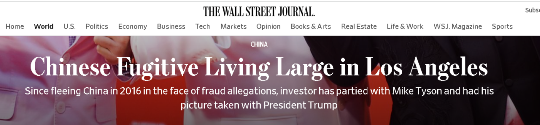 (截图来自美国《华尔街日报》的报道)